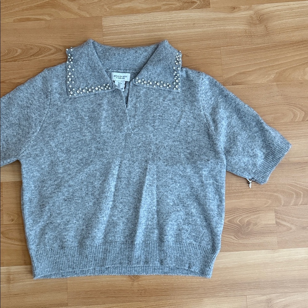Song of Style Gray Knit Sweater